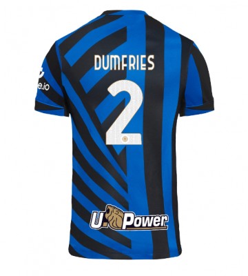 Inter Milan Denzel Dumfries #2 Hemmatröja 2024-25 Kortärmad